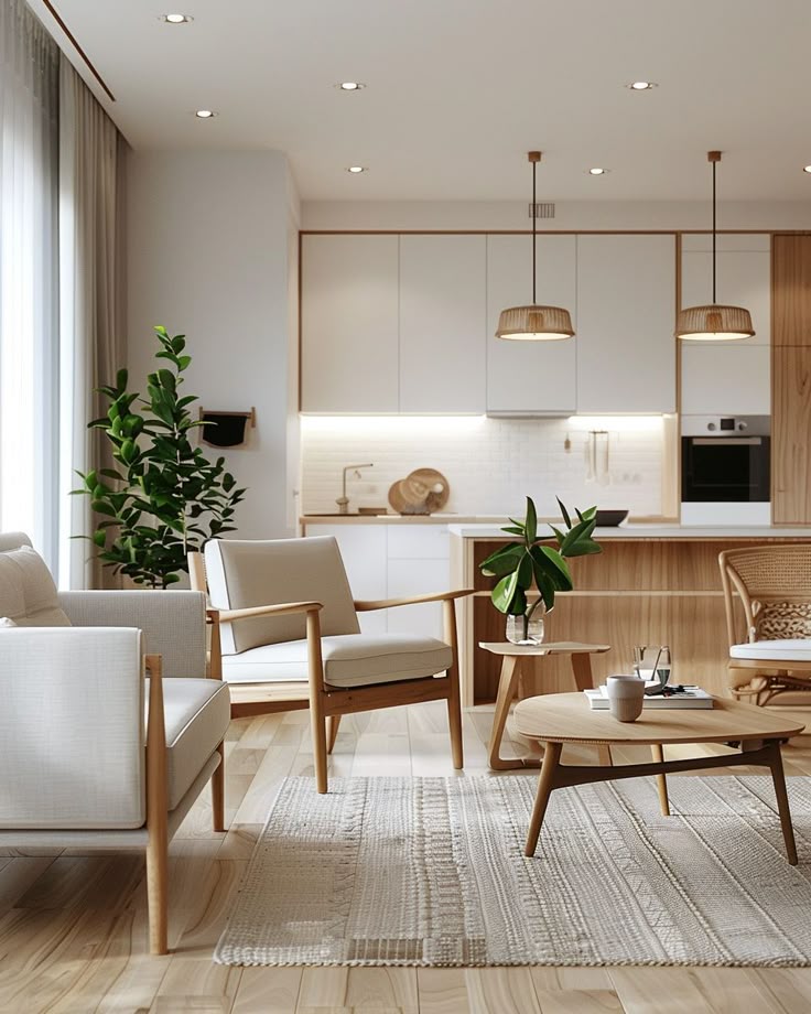 Семейная квартира скандинавский стиль