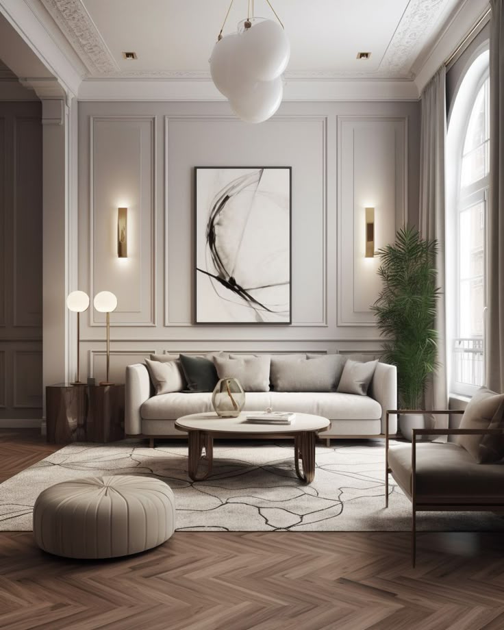 Неоклассический интерьер